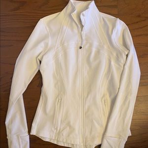 Lululemon white scuba jacket - Brand new!